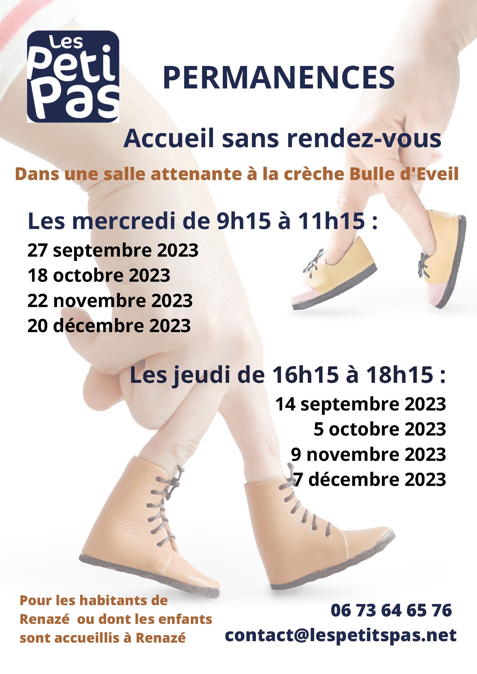 PERMANENCES A RENAZE sept-dec 2023